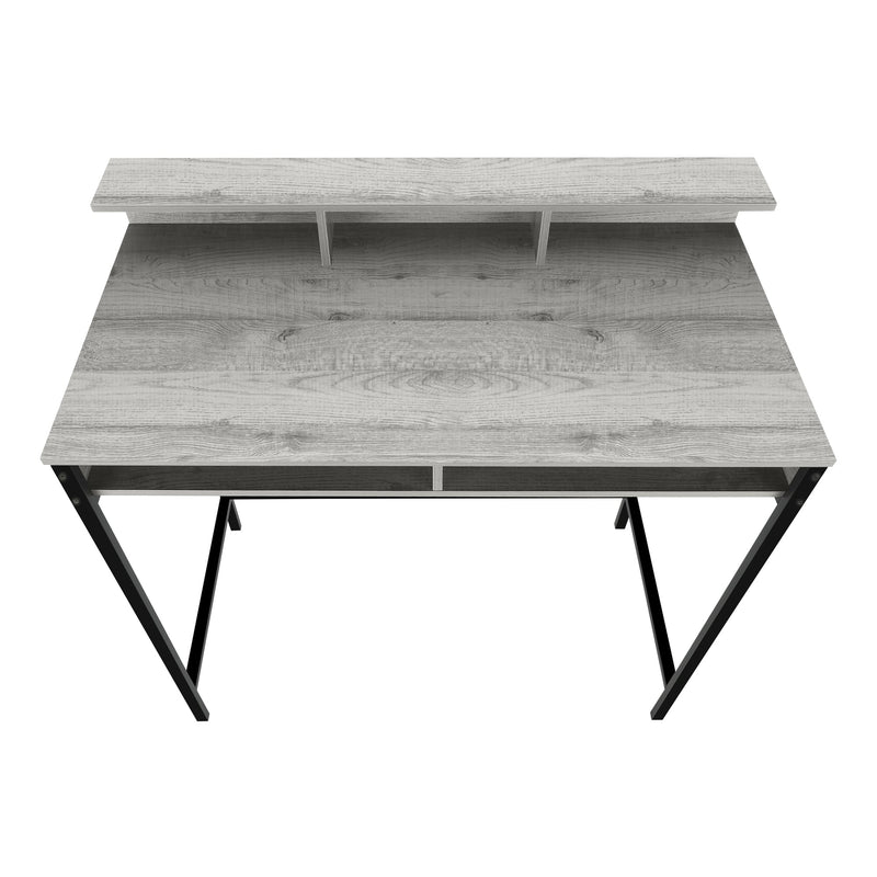 Computer Desk - 48"L / Grey / Black Standing Height - I 7703