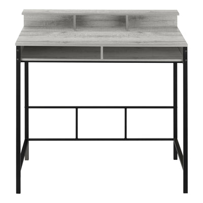 Computer Desk - 48"L / Grey / Black Standing Height - I 7703