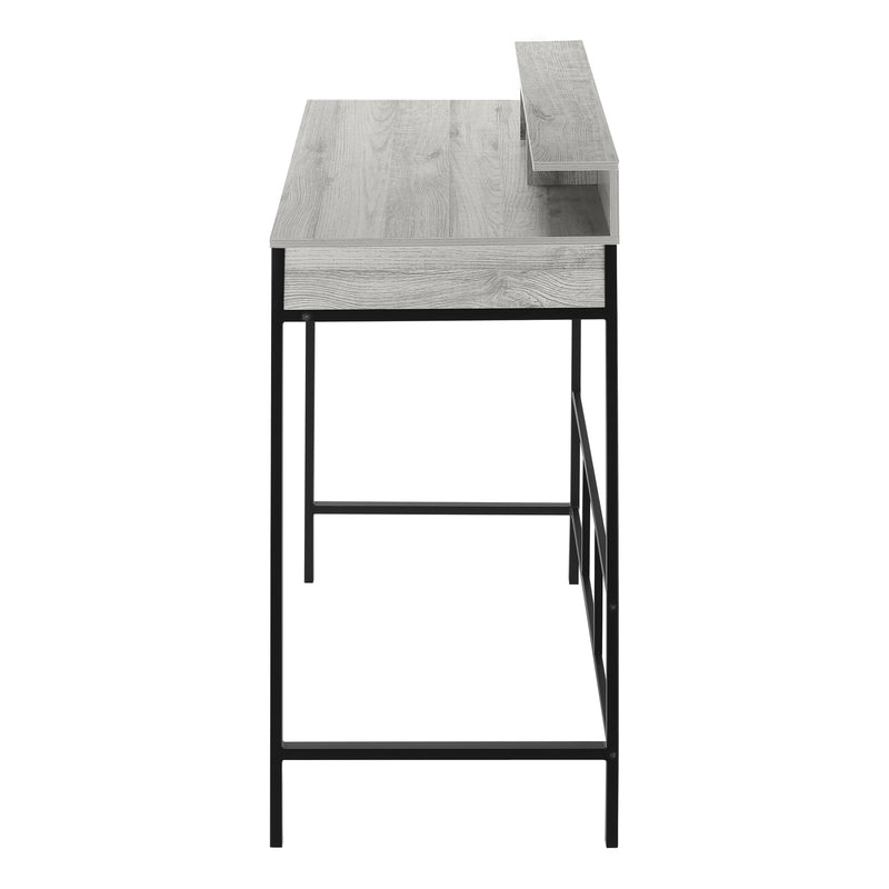 Computer Desk - 48"L / Grey / Black Standing Height - I 7703