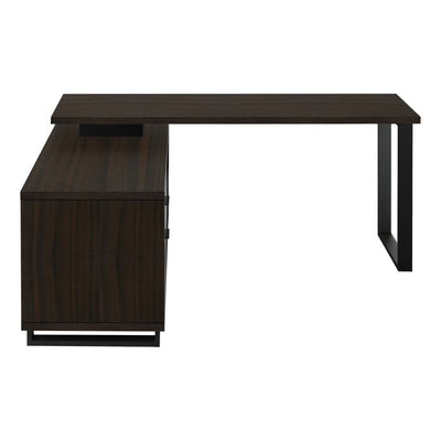 Computer Desk - 72"L Espresso / Black Executive Corner - I 7710