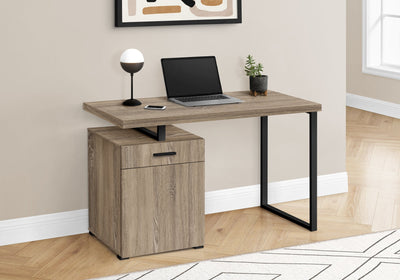 Computer Desk - 48"L / Dark Taupe Left Or Right Facing - I 7764