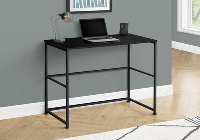 Computer Desk - 40"L / Black / Black Metal - I 7776