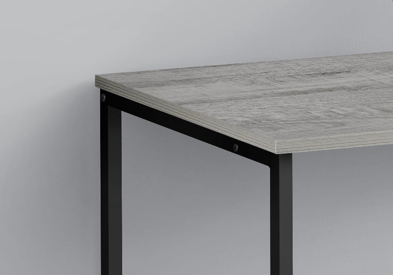 Computer Desk - 40"L / Grey / Black Metal - I 7778