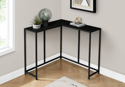 Accent Table - 36"L / Black / Black Corner Console - I 2157