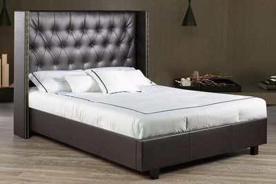 The Perfect Bed With A Modern Wing-back Headboard Design - R-166-D-HB