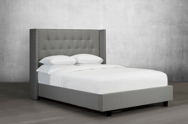 The Perfect Bed With A Modern Wing-back Headboard Design - R-166-D-HB