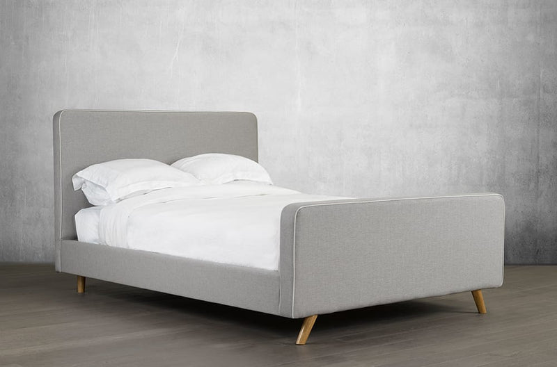 Simple Yet Stylish Canadian Made Bed with Scandinavian Design Influence - R-174-D-HB/B