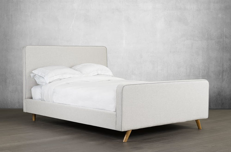 Simple Yet Stylish Canadian Made Bed with Scandinavian Design Influence - R-174-D-HB/B