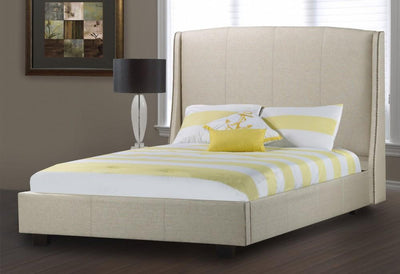 Handsome Bed with inset Trim between Wings - R-197-D-HB