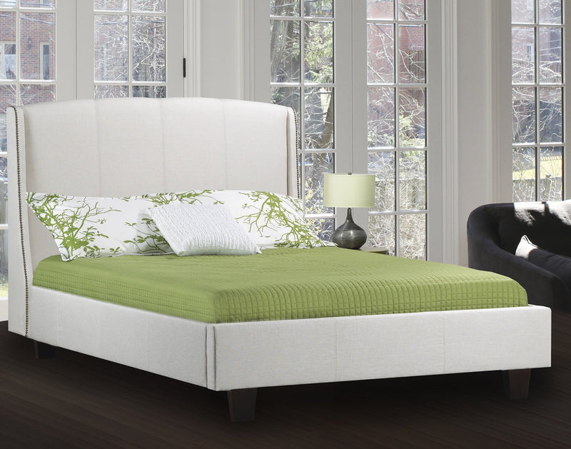 Handsome Bed with inset Trim between Wings - R-197-D-HB