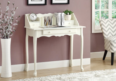 Desk - 36"L / Antique White Traditional - I 3103