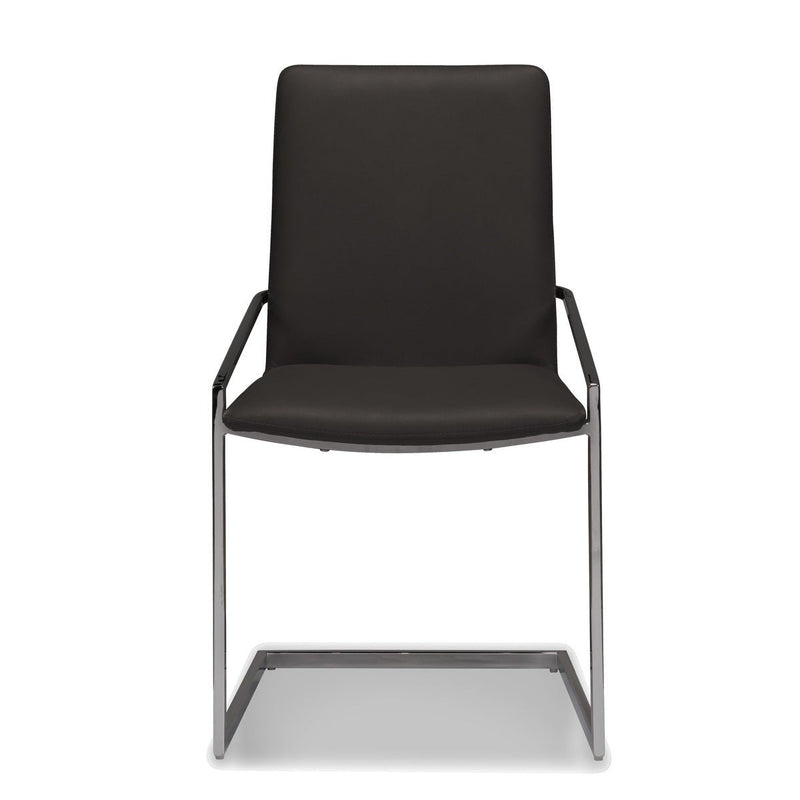 Jasmine Floating Black Dining Chair - MA-3656S-DGY