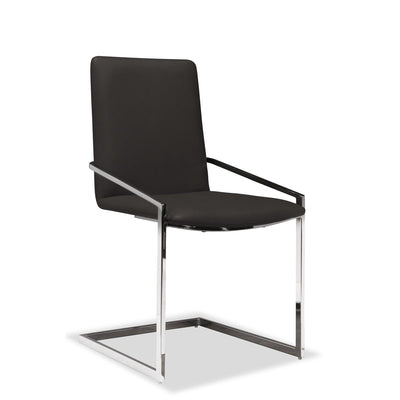 Jasmine Floating Black Dining Chair - MA-3656S-DGY