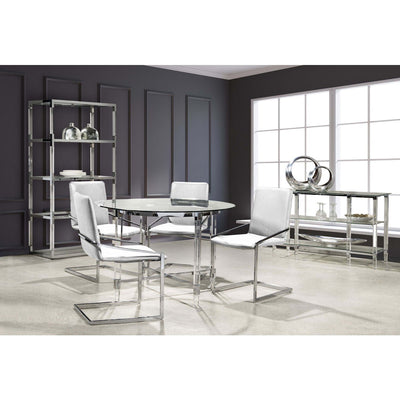 Jasmine White Side Chair - MA-3656S-WT