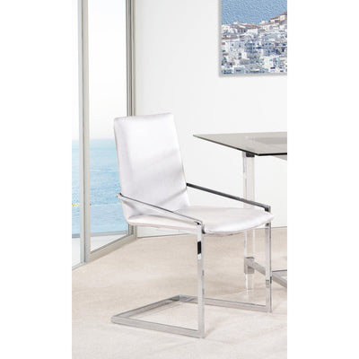 Jasmine White Side Chair - MA-3656S-WT