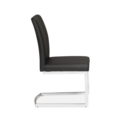 Shirelle chair in Black Leatherette - MA-6826S-BK