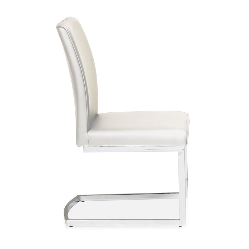 Shirelle chair in White Leatherette - MA-6826S-WT