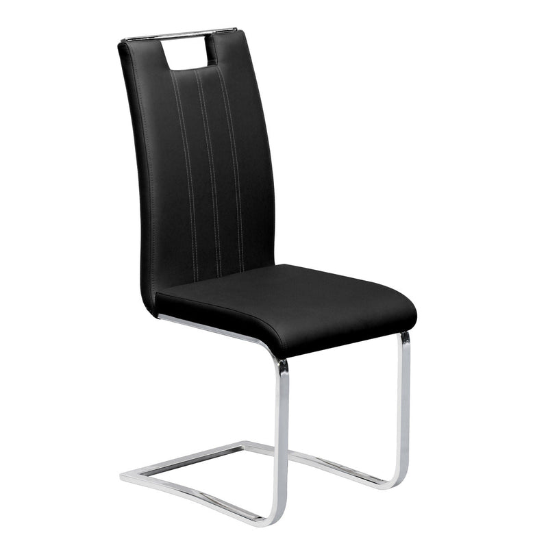 Zane Black Side Chair - MA-738S4-BK