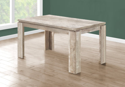 Dining Table - 36"X 60" / Taupe Reclaimed Wood-Look - I 1088