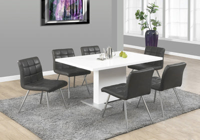 Dining Table - 35"X 60" / High Glossy White - I 1090