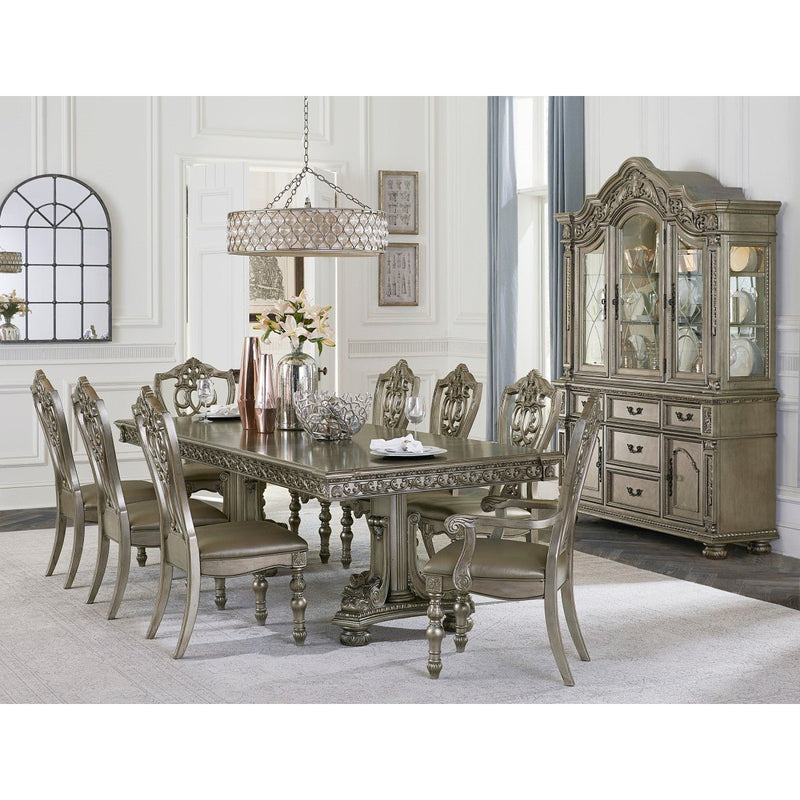 Catalonia Platinum Gold Dining Table - MA-1824PG-112*