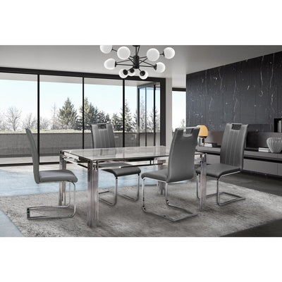 Porfirio Dining Table with Glass Top - MA-3645-59