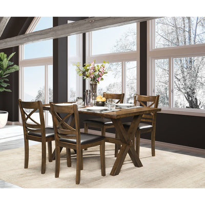 Solid wood dining table