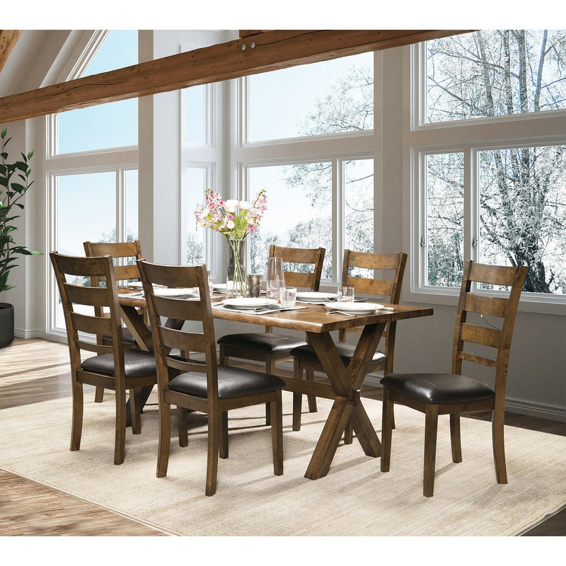 Sansa 7 Piece Dining Set Live Edge - MA-5020DR7