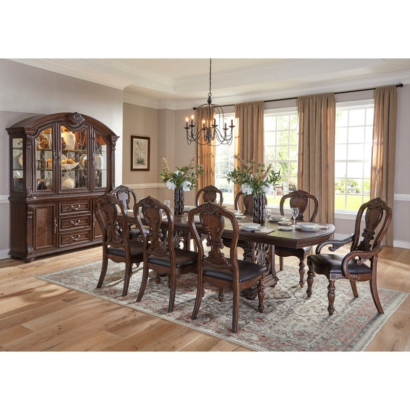 Bergen Collection Dark Oak Dining Table - MA-5829-108*