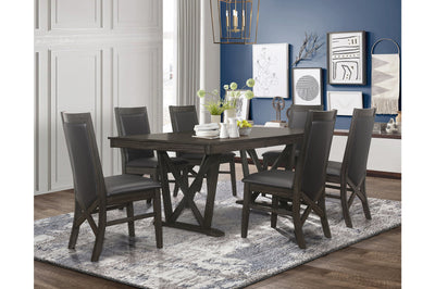 Somersby 7 Piece Dining Set with Extension - MA-7450-78DR7