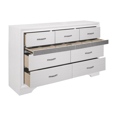 Luster White Dresser - MA-1505W-5