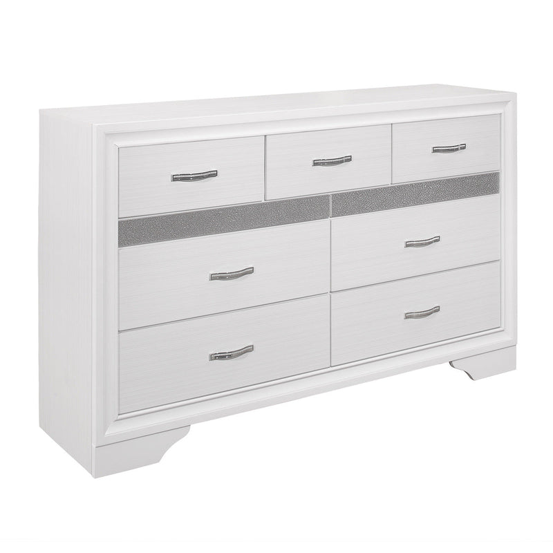 Luster White Dresser - MA-1505W-5