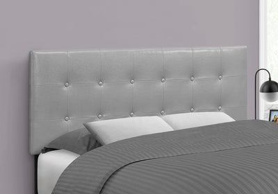 Bed - Full Size / Grey Leather-Look Headboard Only - I 6001F