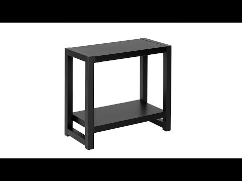 Accent Table - 22"H / Black / Black Metal