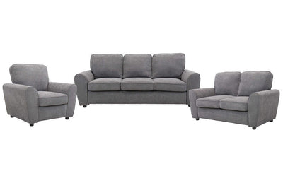 Bethany Collection Grey Sofa Set - MA-99511GRY-3Pcs