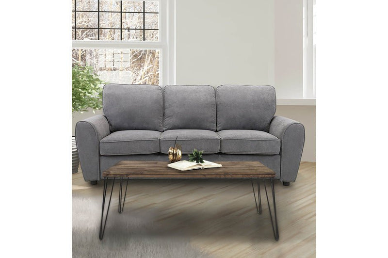 Bethany Collection Grey Sofa Set - MA-99511GRY-3Pcs