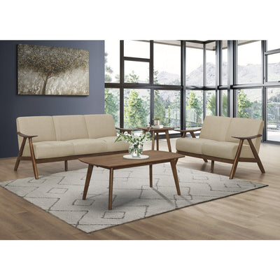 Damala Beige Love Seat - MA-1138BR-2