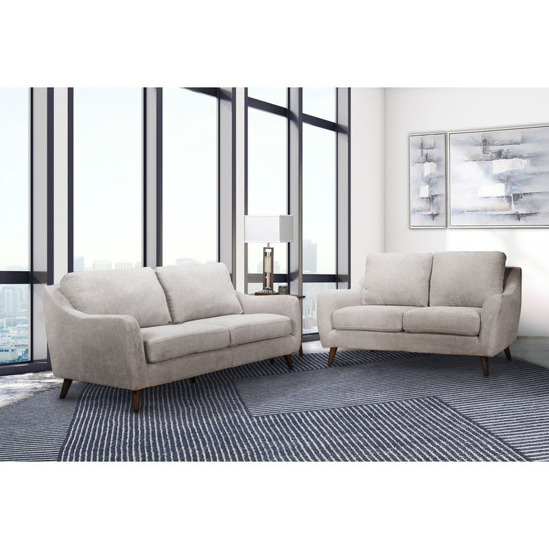 Mila Collection Loveseat - MA-9040BEG-2