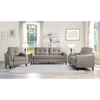 Dorelle Collection Loveseat Taupe Micro-Fiber - MA-9340TP-2