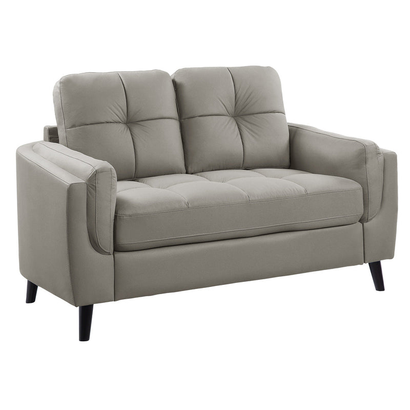 Dorelle Collection Loveseat Taupe Micro-Fiber - MA-9340TP-2