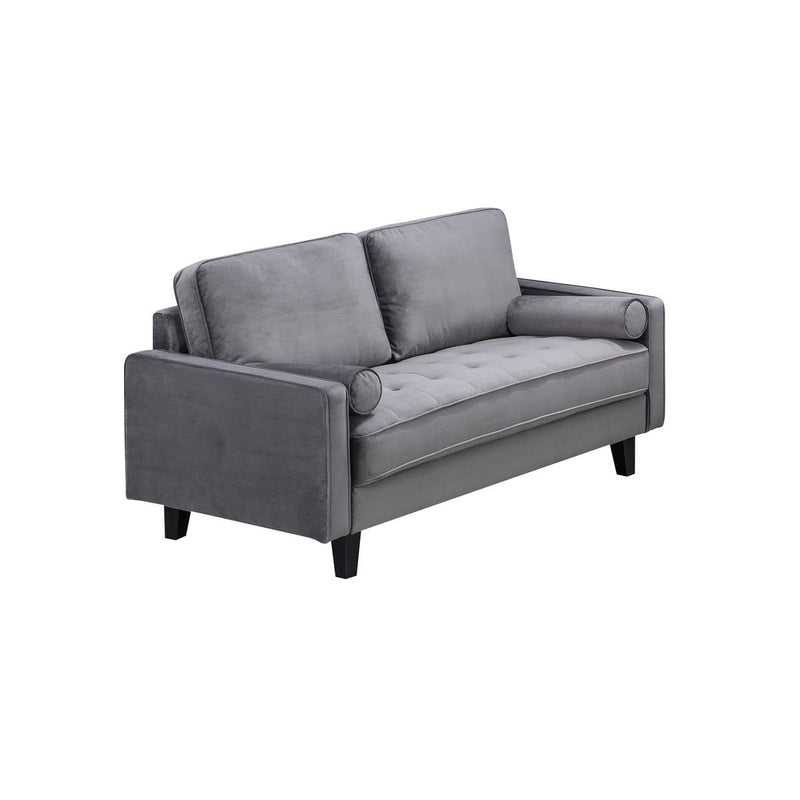 Toulouse Collection Loveseat Charcoal Velvet - MA-99003CHR-2