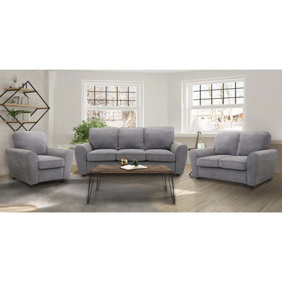 Bethany Collection Loveseat Grey Fabric - MA-99511GRY-2