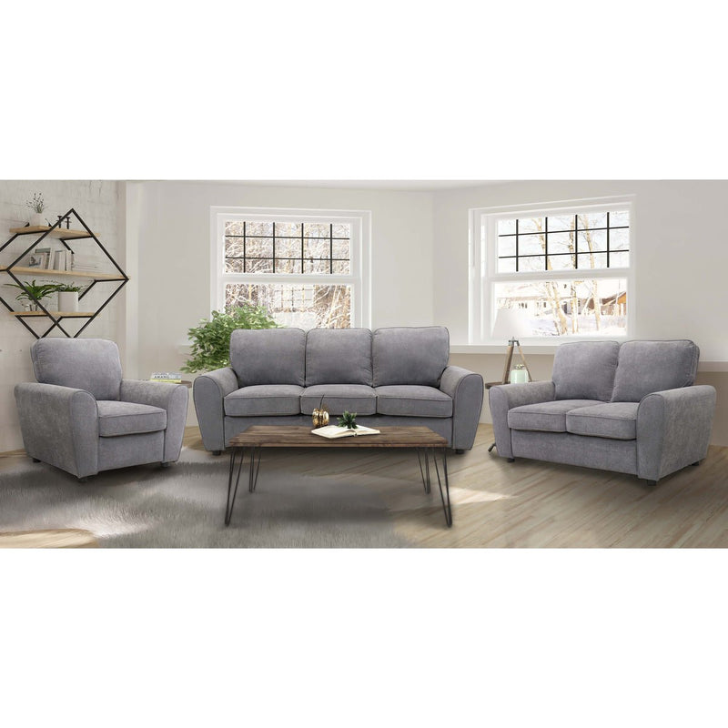 Bethany Collection Loveseat Grey Fabric - MA-99511GRY-2