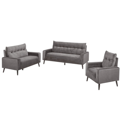 Veronica Collection Loveseat Charcoal Grey - MA-99913CHR-2