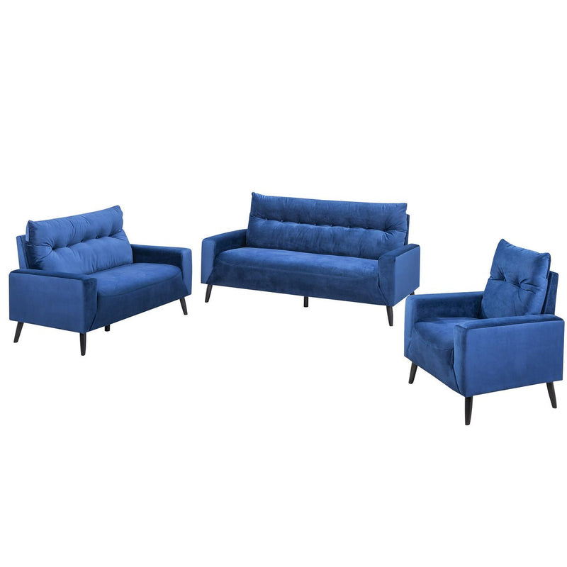 Veronica Blue Collection Loveseat - MA-99913NAV-2