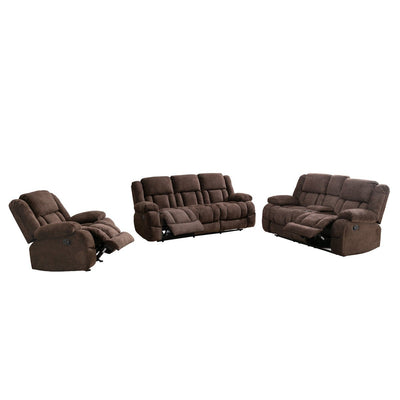 Presley Collection Loveseat with Console - MA-99928BRW-2C