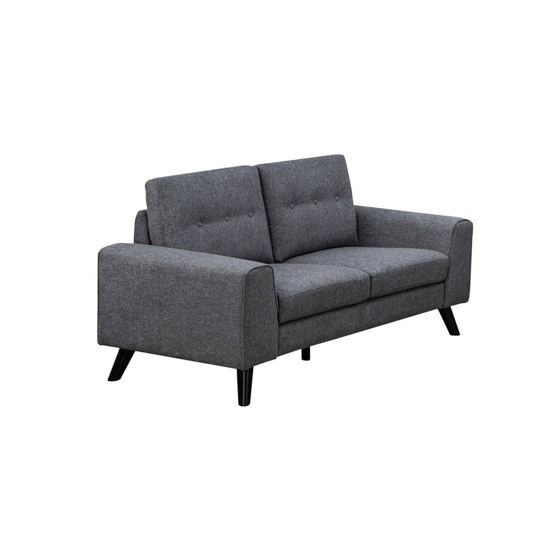 Evelyn Mid-Century Grey Loveseat - MA-99947GRY-2