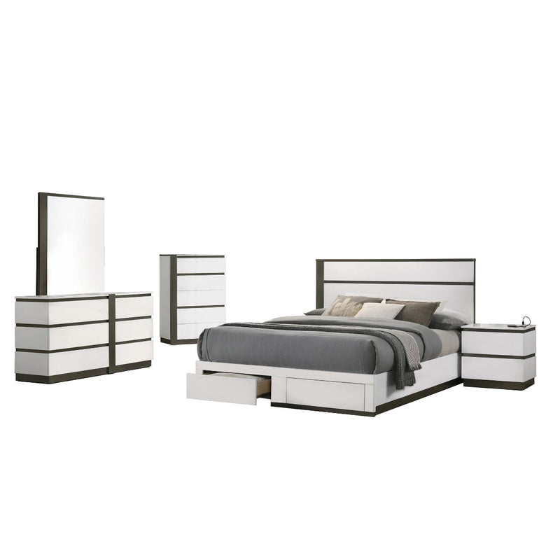 Allister Collection Platform Storage Bed - MA-2260WQDW