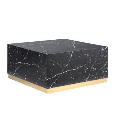 Astraia Black Large Square Coffee Table - MA-6879BK-01LG