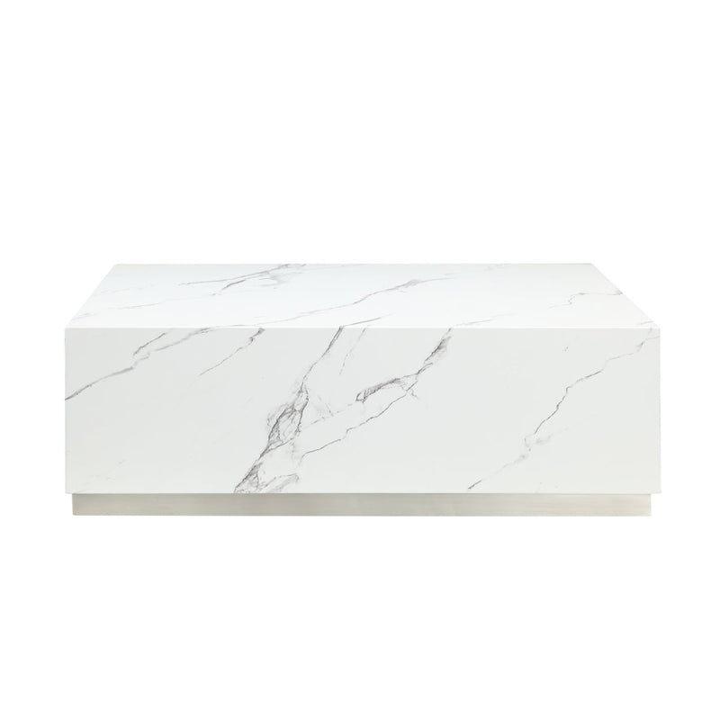 Astraia White Rectangular Coffee Table - MA-6879WT-30